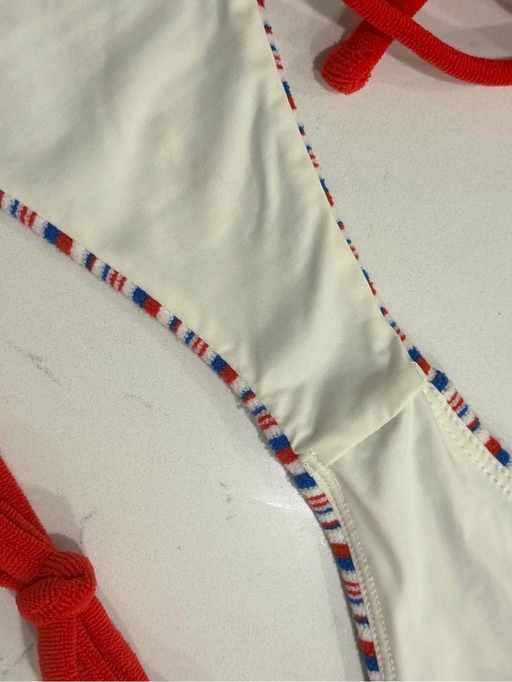 Frankie’s bikinis red white and blue bikini. American summer.